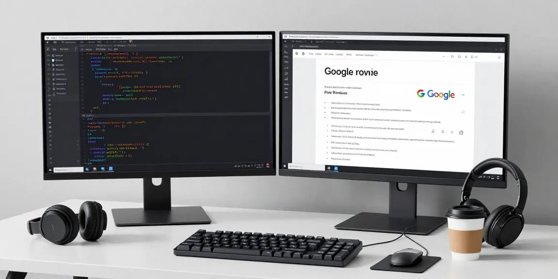 Google Bewertungen löschen lassen mit einem robusten Software-Generator in einem modernen Arbeitsplatz für Entwickler.