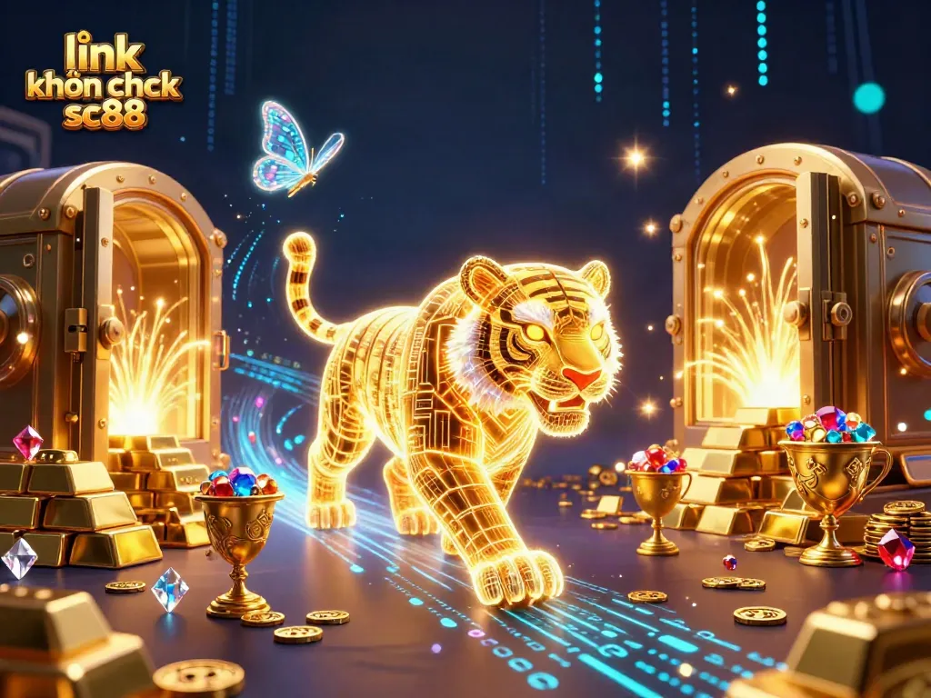 Experience gaming excitement with link không chặn sc88 in a vibrant digital casino filled with treasures.