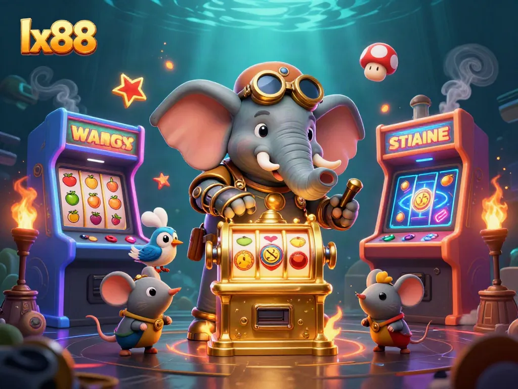 Experience the thrills of lx88 with vibrant 3D slot machines and captivating casino characters.