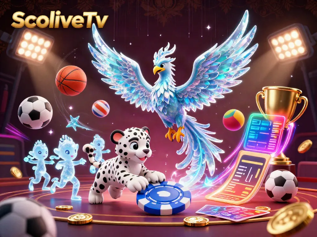 SocoliveTv captures the essence of live sports betting with dynamic characters and vibrant action.