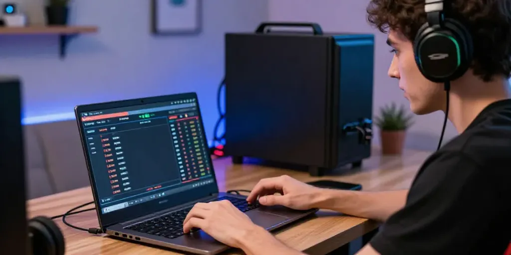 Dewacash Asia live betting experience with a user engaged in online gaming.