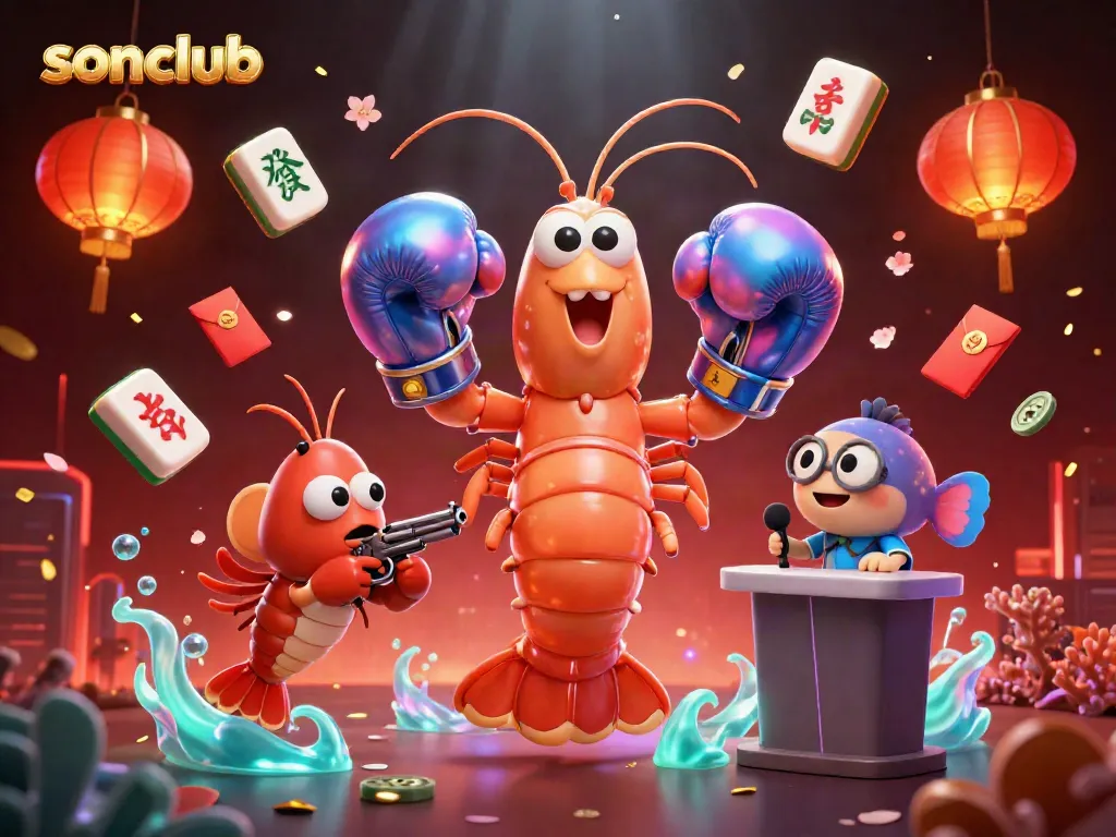 Experience exciting gameplay at sonclub with dynamic characters and vibrant casino elements.