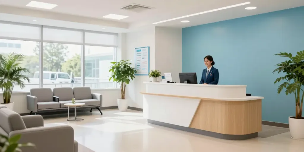 Schwarzkümmelöl in einer modernen Gesundheitsklinik zur Förderung der Patientenversorgung.