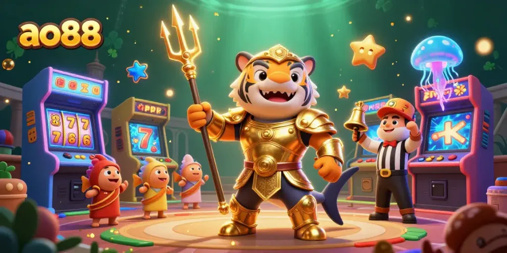 Engage with the thrilling action of ao88, where a tiger shark gladiator leads an exhilarating casino adventure!