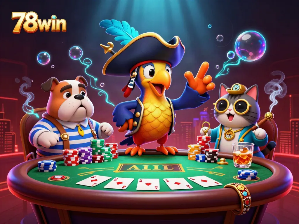 Experience thrilling gameplay at 78win with poker excitement and dynamic casino visuals.