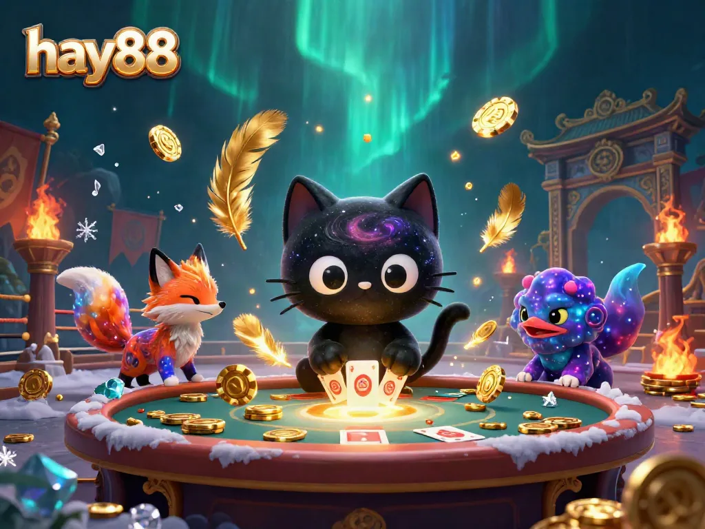 Experience the thrilling world of hay88 with a cosmic casino scene bringing excitement and energy.