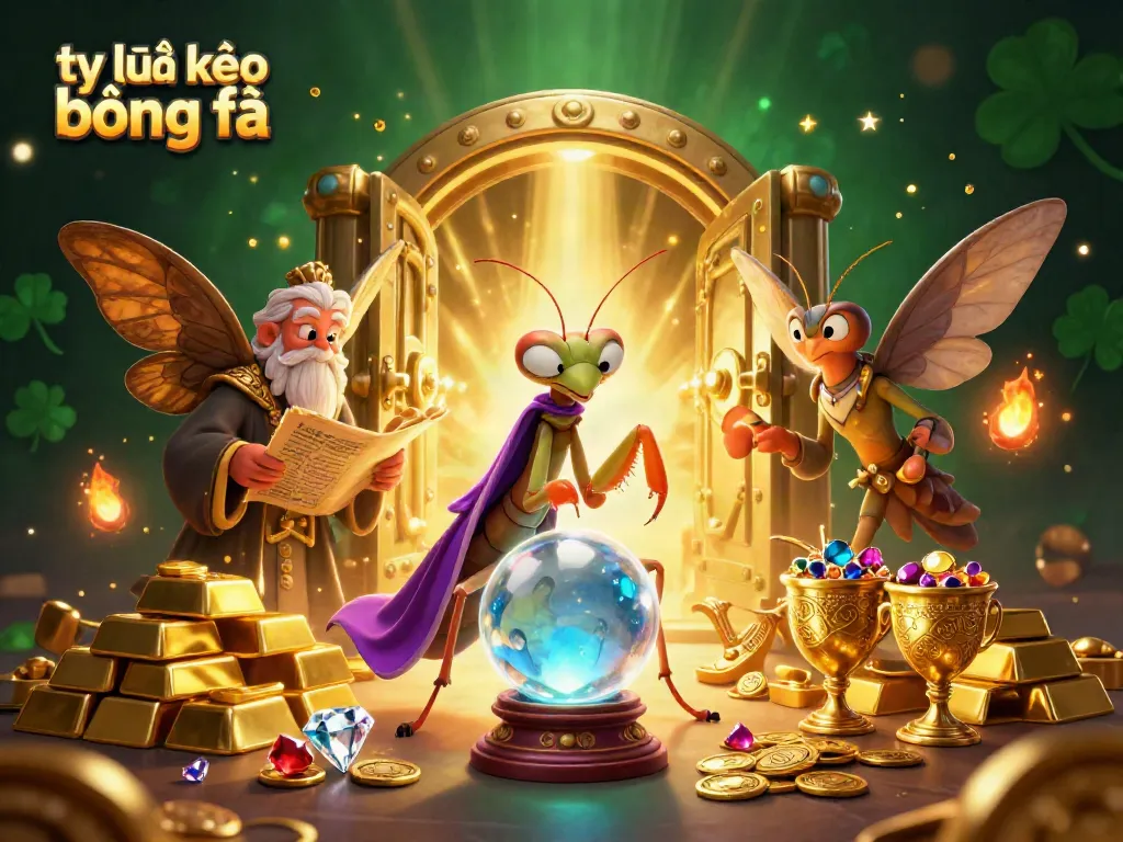 Bet on tỷ lệ kèo bóng đá with expert insights from mystical fortune tellers and glowing treasures.