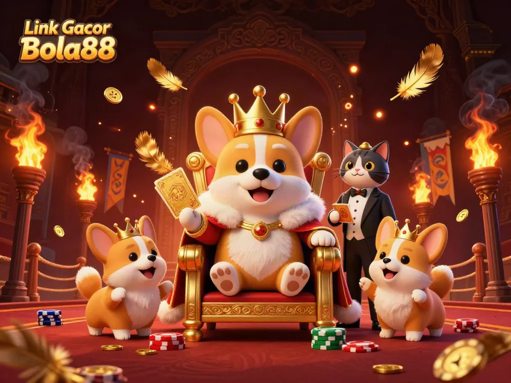 Experience wins with Link Gacor Bola88 in a vibrant casino scene filled with excitement.