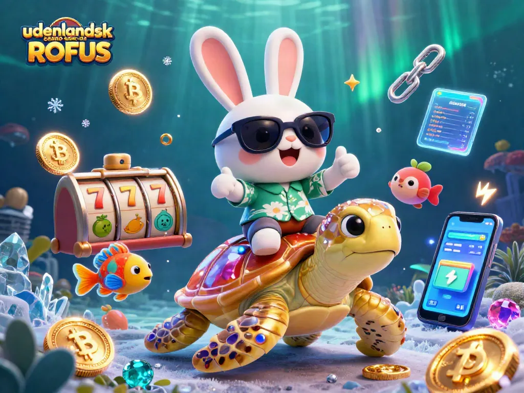 Play and win at udenlandsk casino uden ROFUS with vibrant graphics and engaging 3D elements.