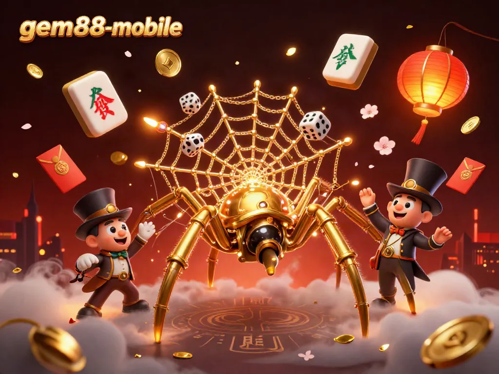 Engage with gem88-mobile's thrilling casino games experience, featuring dynamic steampunk elements and vibrant visuals.