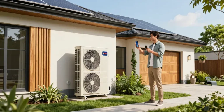 Discover the benefits of wärmepumpe bosch with modern home heat pump installation showcasing efficiency and eco-friendly energy.