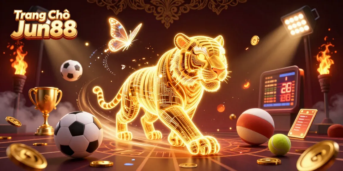 Engage in thrilling gameplay at Trang Chủ Jun88 amidst a vibrant digital casino landscape filled with energy.