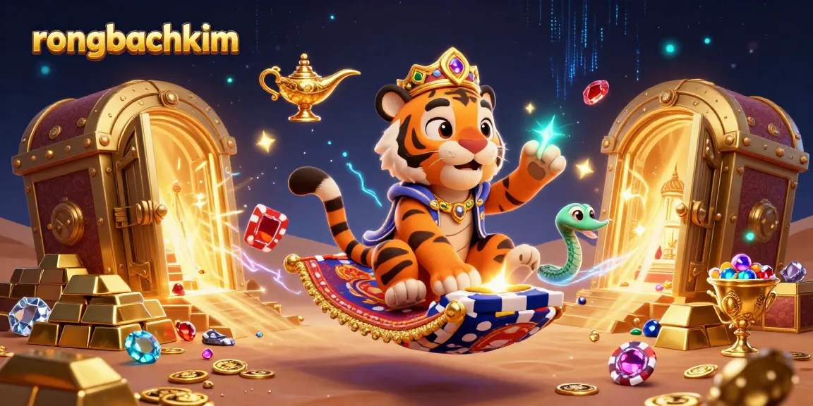 Experience winning strategies with rongbachkim's vibrant casino scene showcasing abundant treasures.