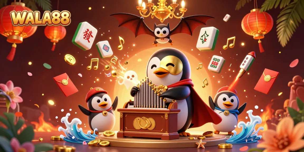 Experience WALA88's thrilling live cockfighting action in a vibrant 3D illustration