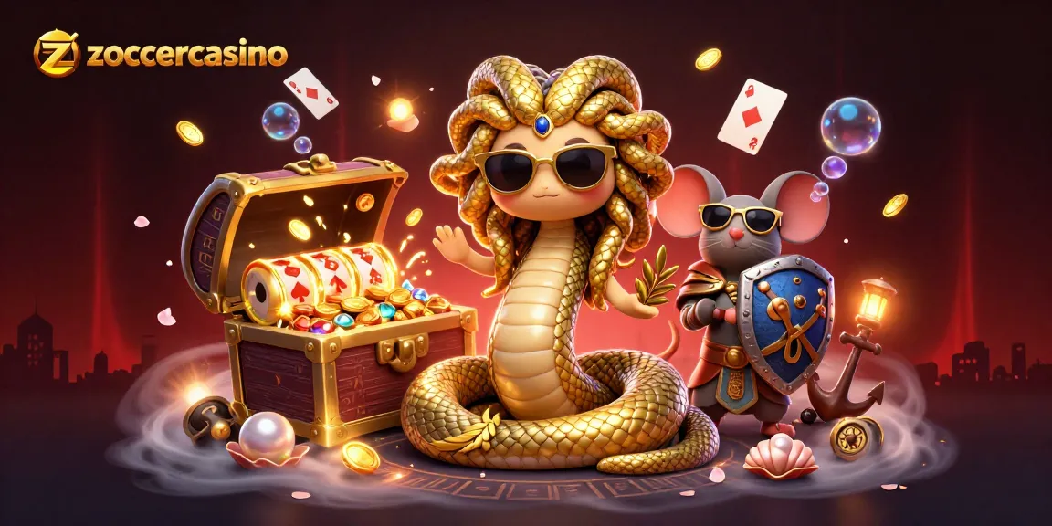 Zoccercasino bietet eine aufregende Atmosphäre mit Medusa und vielen Casino-Elementen für Spieler.