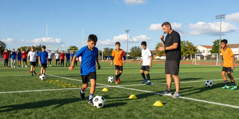 Fußball bestellen mit hochwertigen Mantom-Bällen während des Trainings auf dem Sportplatz.