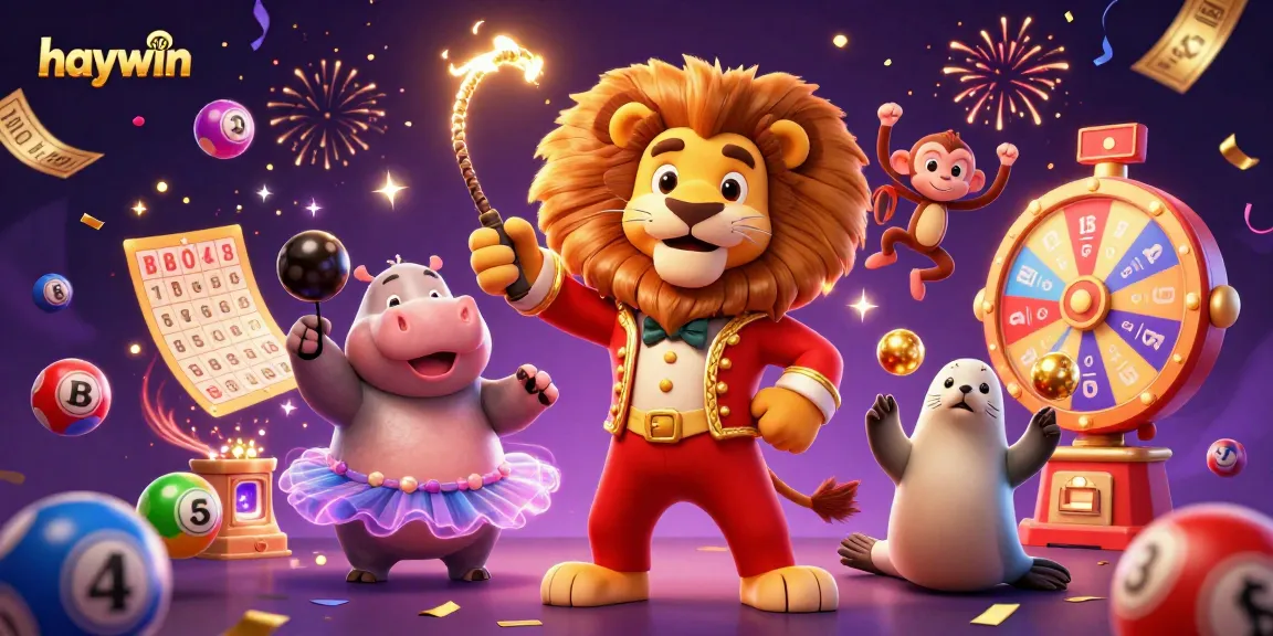 Experience the vibrant casino world of haywin with a colorful 3D illustration depicting engaging characters and dynamic gambling elements.
