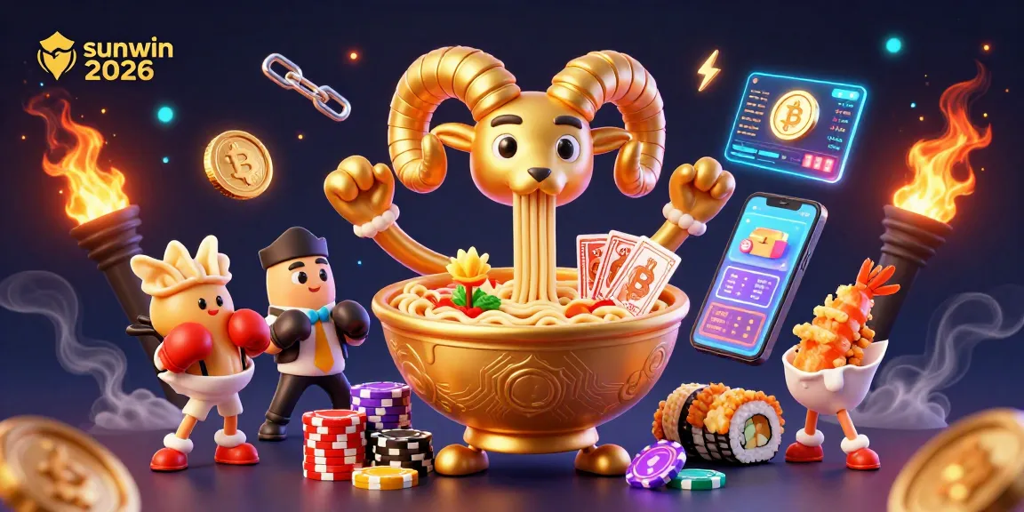 Experience an exciting game scene with sunwin 2026 where golden characters deal cards amidst vibrant casino elements.