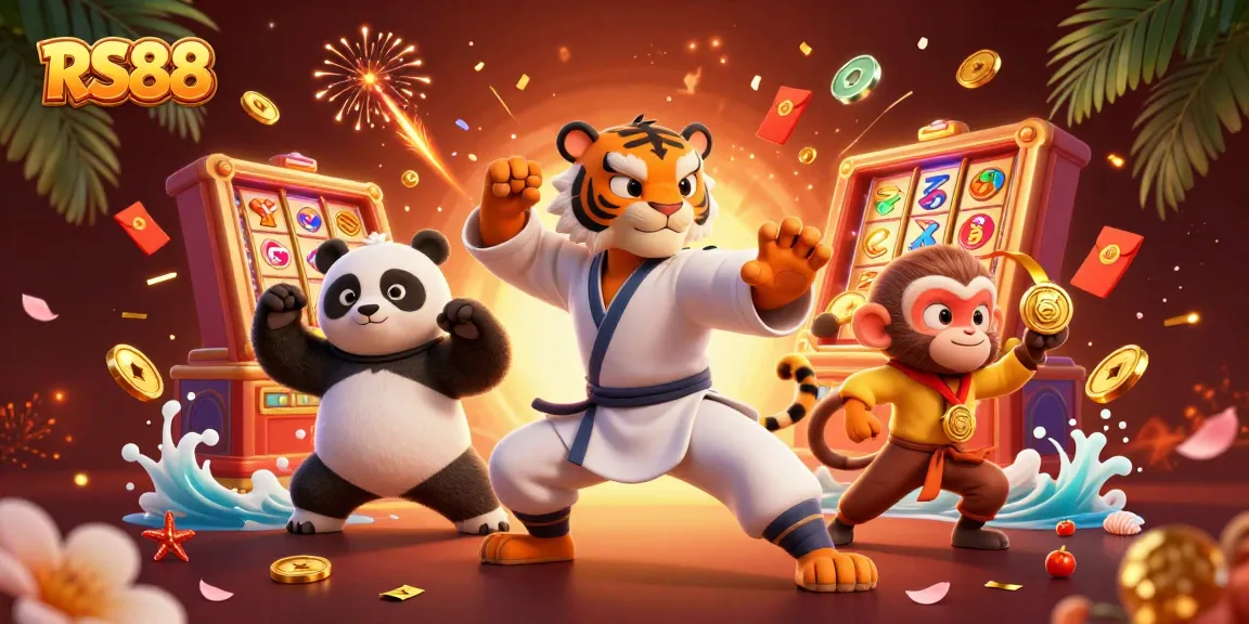 RS88 captivates players with dynamic slot action featuring kung fu characters and golden rewards.