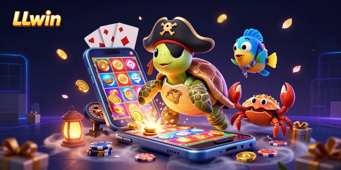 Catch the excitement with LLwin's vibrant slot games featuring animated treasures and characters.