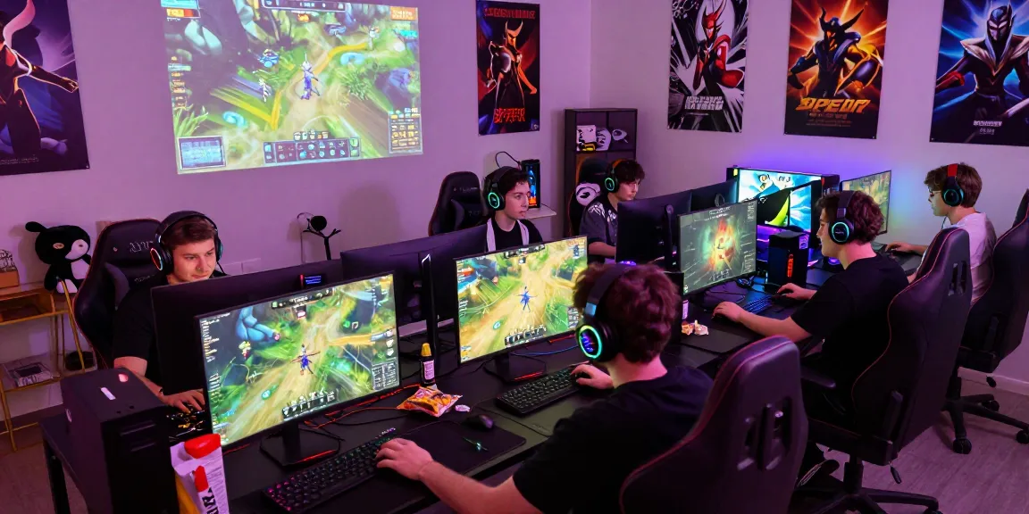 Engaged gamers at https://sc88.chat/ enjoying an immersive online multiplayer gaming session in a vibrant virtual community.
