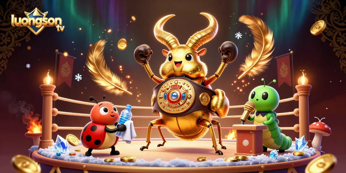 Experience thrilling sports betting action with luongson tv in this dynamic 3D digital illustration.