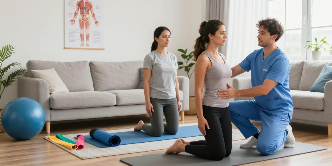 Beckenbodenübungen für zuhause von lokalen Fachleuten zur Verbesserung der Gesundheit.