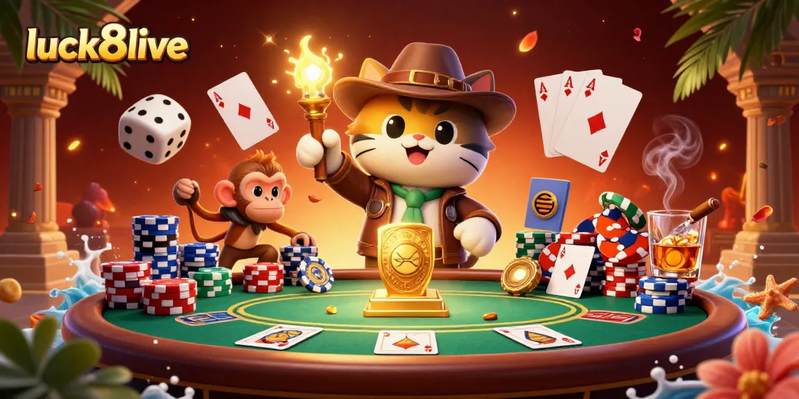 Win big with luck8live at an exciting casino adventure featuring treasure hunting in 3D!