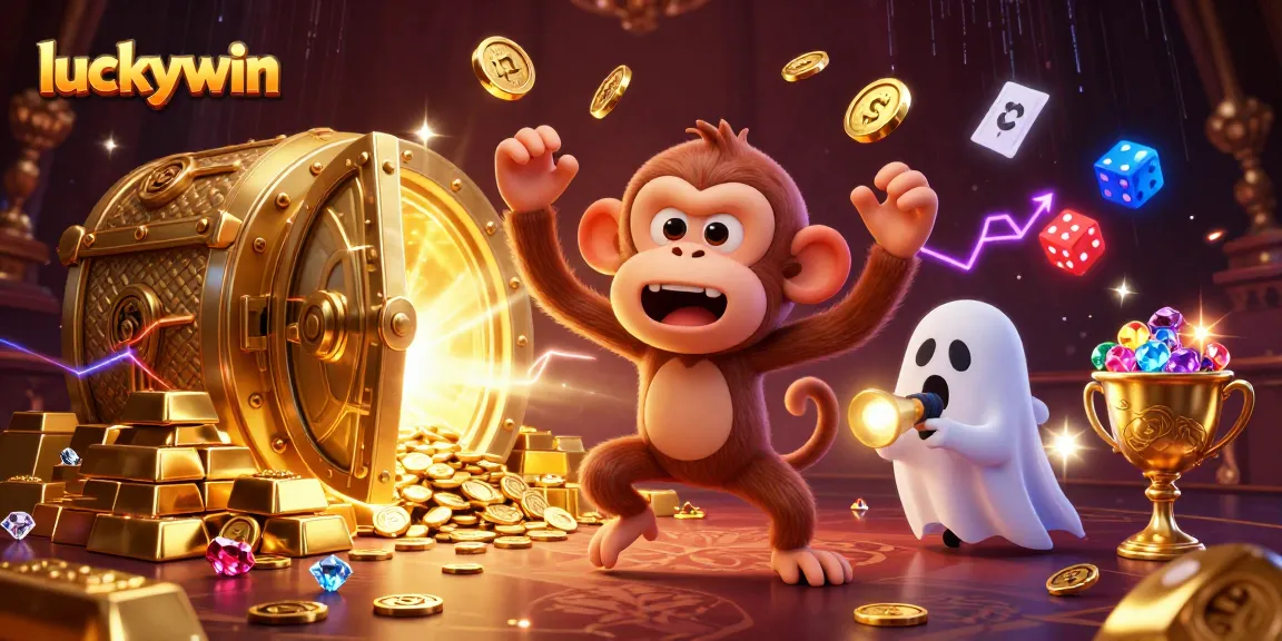 Experience thrilling gameplay at luckywin with a fun poltergeist monkey and a ghost-hunter puppy.