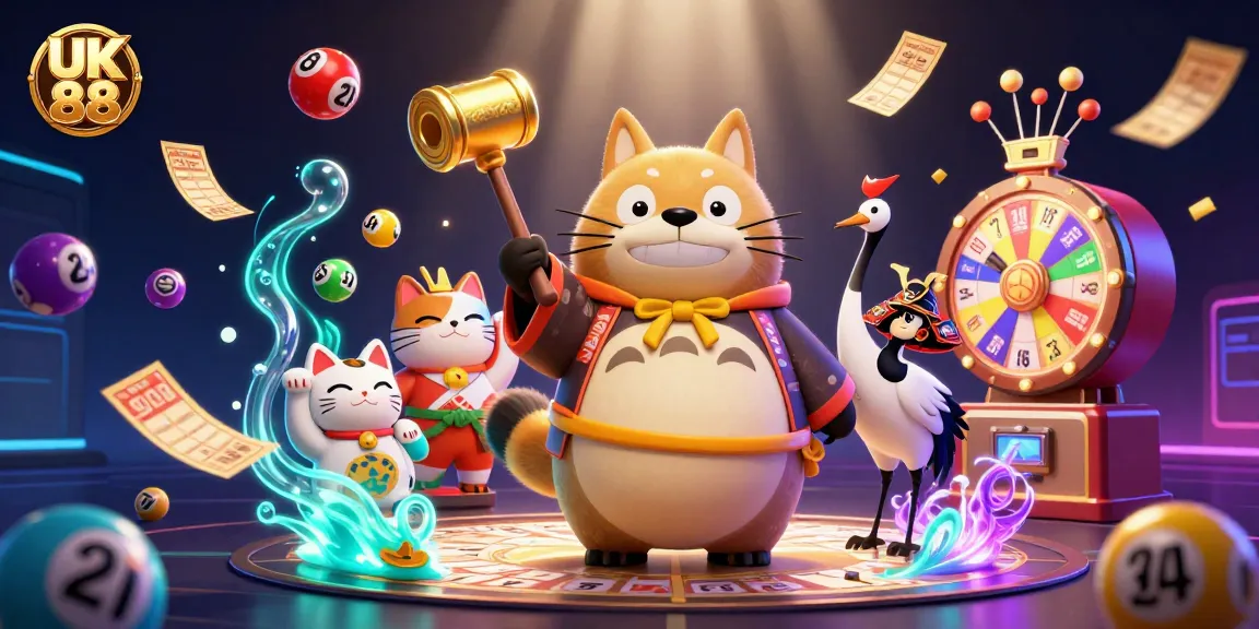 Experience the thrill of UK 88 in a vibrant, animated casino celebration!