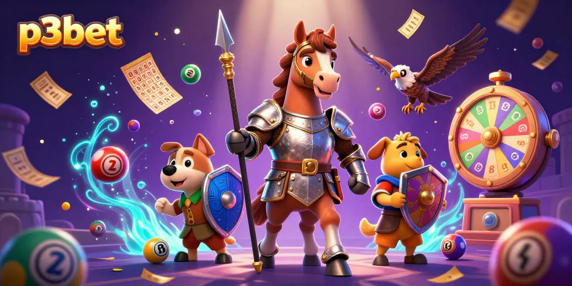 Experience thrilling moments with p3bet in an energetic 3D casino scene bursting with action.
